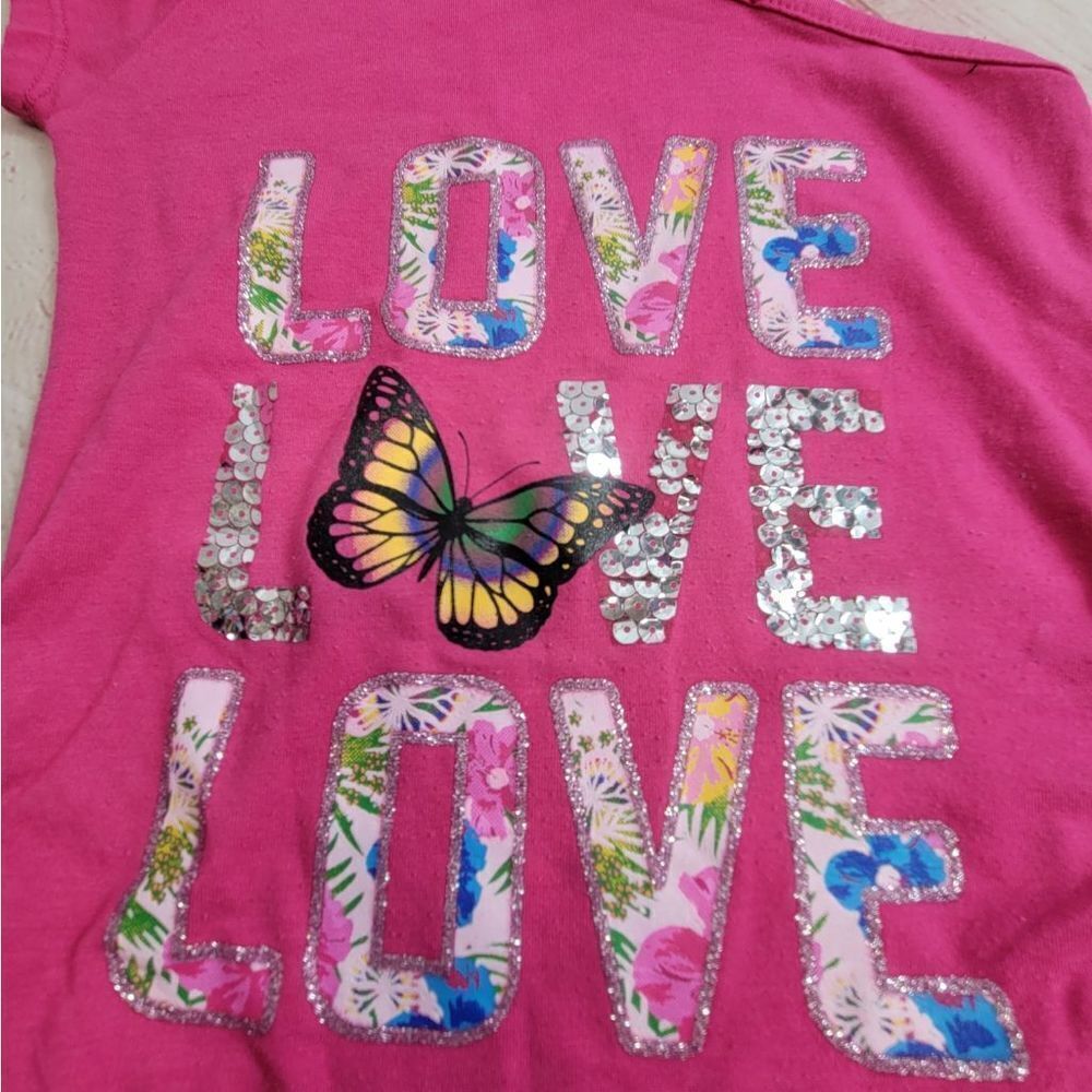 Love butterfly shirt 6X - Picture 2 of 4